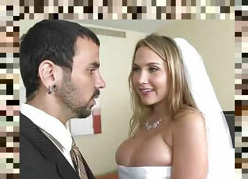 Very Busty Bride Alanah Rae Gets Fucked after the Wedding