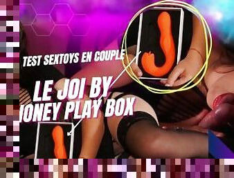 Couple francais amateur, test un nouveau sextoy "JOI" de Honey Playbox, vrai orgasme