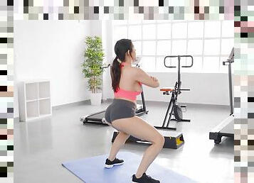 Valentina Nappi wants to try new ways of reaching orgasm at the gym