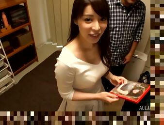 Sakurai Ayu gets naked for a hot shag with her partner