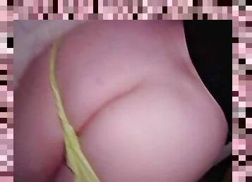PAWG pale girl neon panties teases you
