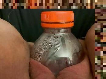 Birthing a Gatorade bottle