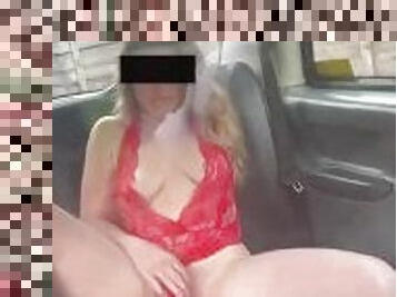 Fake Taxi play  public masturbation