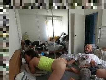 French couple swap anal plug and hot fuck