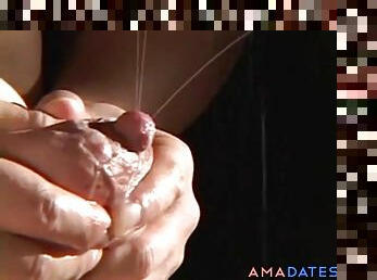 Japanese lady Fujiko gets milked