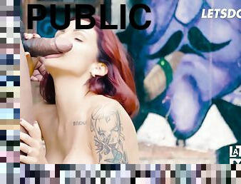 Amina Danger Getting Drilled In Public By Franco Roccaforte