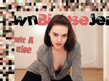 Emily in I Want A Pay Rise - DownblouseJerk