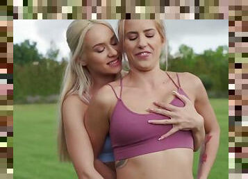 Flexible teen lesbos porn clip