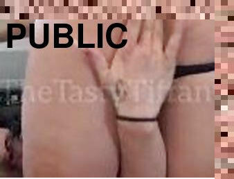 The Tasty Tiffany Play With Pussy On Public Train