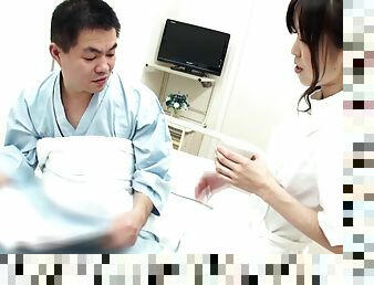 Sexy Asian nurse will do anything her patient wants and go nasty