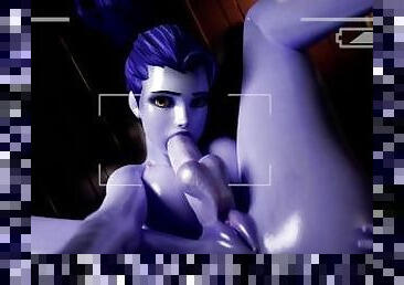 Widowmaker selfsucking on cam