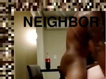 I invited my hot neighbor to watch a movie and we ended up having sex all night