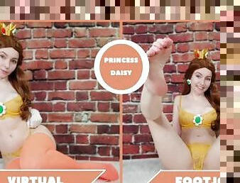 Princess Daisy Virtual Footjob