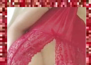 gros-nichons, masturbation, amateur, mature, ados, française, horny, lingerie, seins, solo