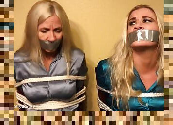 Withney And Amanda Gagged