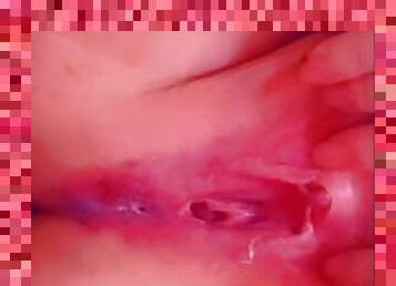 cum fuck my creamy pussy with me? Closeup ASMR wet pussy