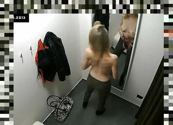 VOYEUR Two Hidden Security Cams in Changing Room