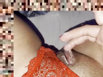 Doing Solo Creamy Orgasm And Hard Fingering After Party