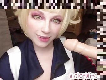 Himiko Toga cosplay blowjob