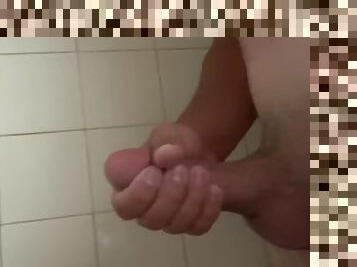 THICK TEEN COCK MASTURBATING IN THE SHOWER