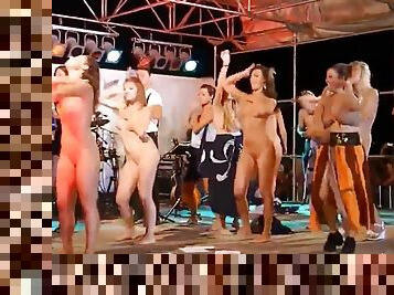 Women Dancing Naked On Stage