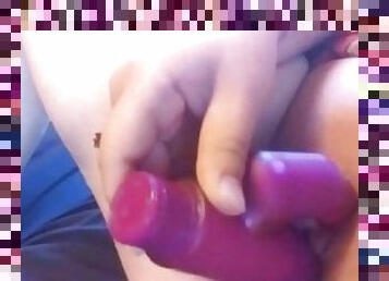 asiatique, masturbation, chatte-pussy, amateur, milf, jouet, solo, coréen