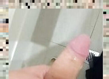 mastubasi, amatir, cumshot-keluarnya-sperma, remaja, sperma, toilet, seorang-diri