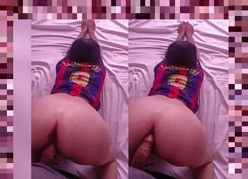 CELEBRO con MI NOVIA la victoria del FC BARCELONA