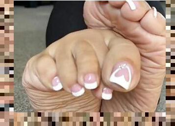 Latina Foot Model Tease