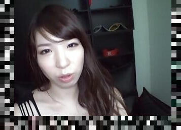 Closeup video of kinky Mio Kayama pleasuring a stiff manhood