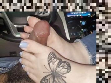 Warm Creamy Cum Toes