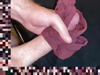 Stealing step sisters panties and COVERING them! (HUGE load!)