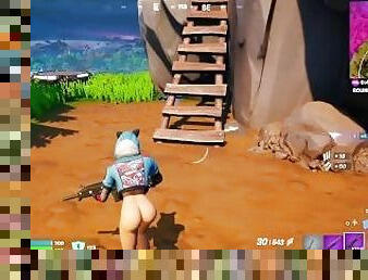 fortnite gameplay (lynx pantless)