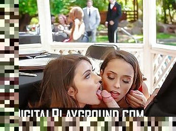 DIGITAL PLAYGROUND - Hotties Ashly Anderson & Adria Rae Share A Big Cock And Cheat At The Wedding