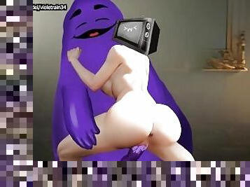 Grimace X Tv Woman Skibidi Toilet Porn hentai