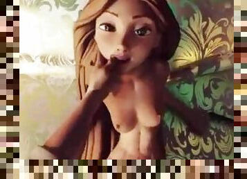 Rapunzel Anal POV 3D Hentai