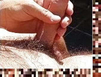 Handjob in the sun