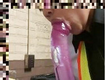 10.5 inch dildo made me throw up ???? FULL VIDEO ON OF @lovelyy.e