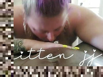 TEASER VIDEO MORE ON ONLYFANS KITTENJJ NASTY SPITTING SLOPPY COCKSUCKER KITTENJJ