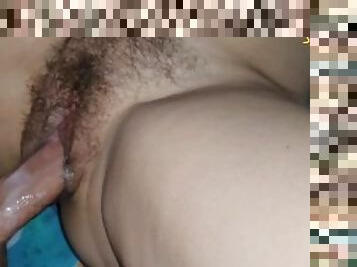 hårete, gammel, pussy, amatør, eldre, mamma, creampie, ludder, pov, cum