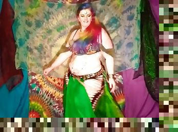 Gorgeous Thick PAWG Belly-Dancing and teasing