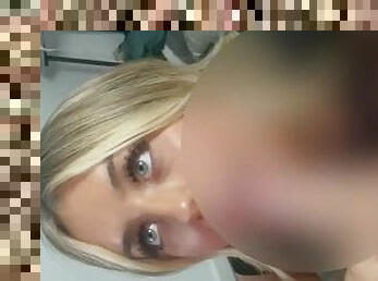 Facial hot blonde teen