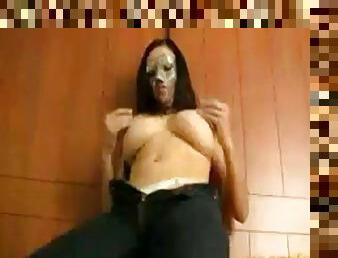 Masked Latina gets fucked