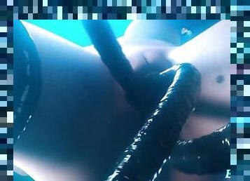 Tifa gets 3 underwater tentacles in her pussy!