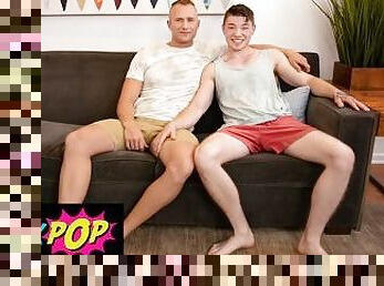 TWINKPOP - Blake Pulls Down Conor's Shorts & Gives Him A BJ Then Gets On Top To Take It In His Ass