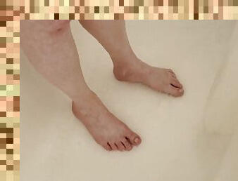 Are you looking at my feet while Im taking a shower?