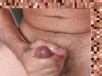 papa, ejaculation-sur-le-corps, gay, branlette, pieds, sale, ejaculation, solo, pappounet, ours