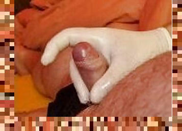 Requested Jerking off with white Glove
