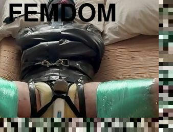 orgasme, bdsm, esclave, latex, bondage, femme-dominatrice, taquinerie