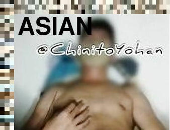 asiatique, papa, amateur, gay, solo, pappounet, minet